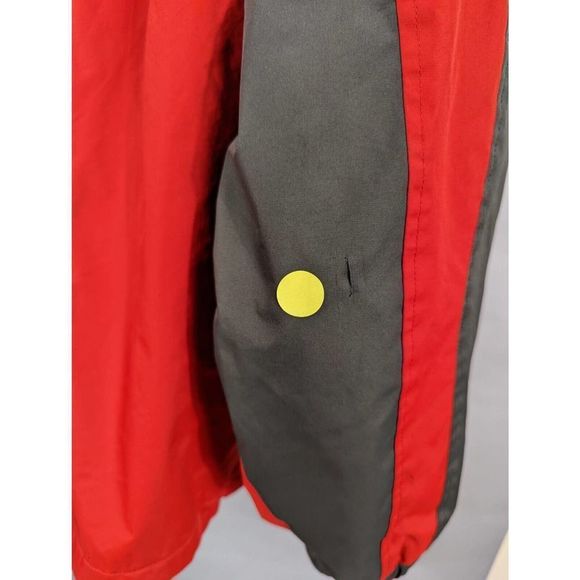 Mens NordicTrack Ski Jacket Size M (38-40) Red & Brown Zip Pockets - Picture 6 of 9